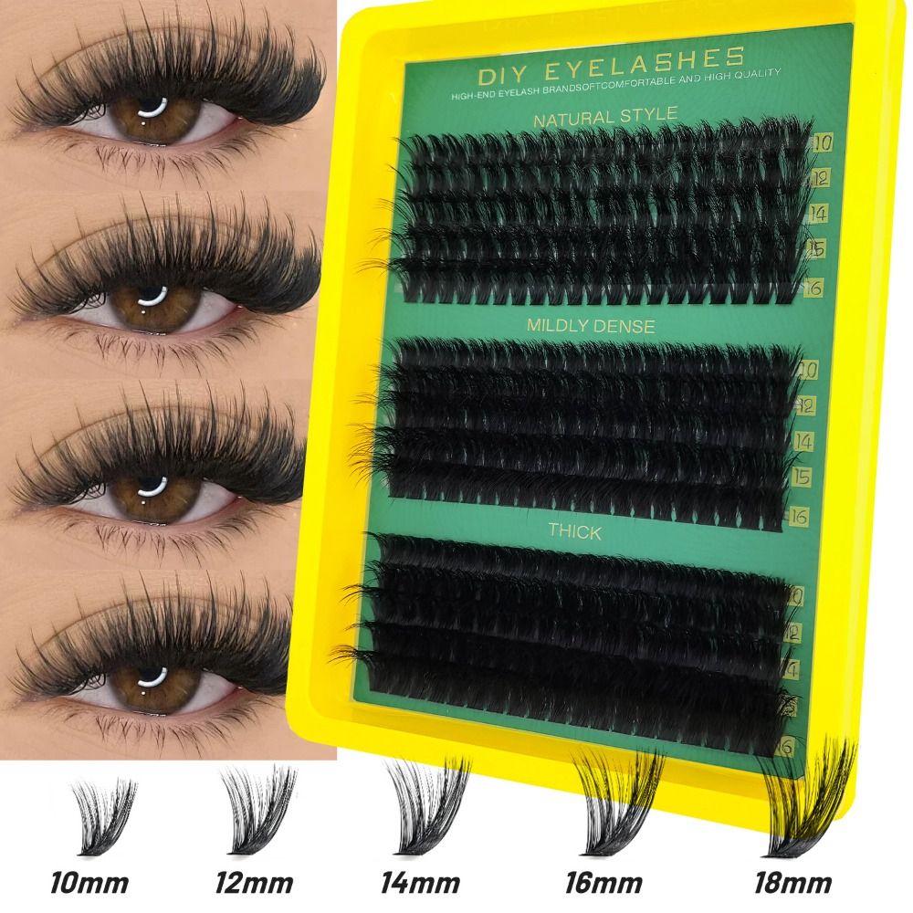 Eyelash Extension Cluster - Набор для самостоятельного наращивания ресниц: натуральный