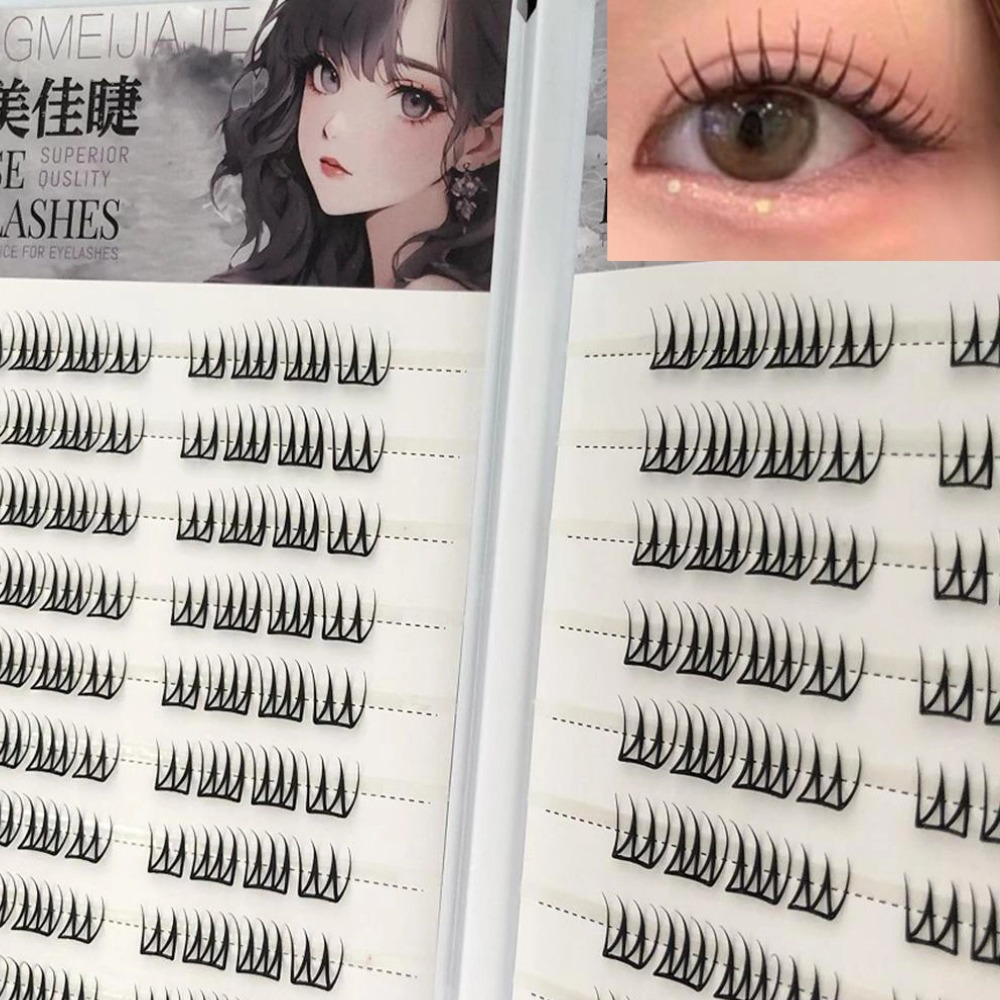 Eyelash Extension Single Lash - U-образные накладные ресницы без клея, большая