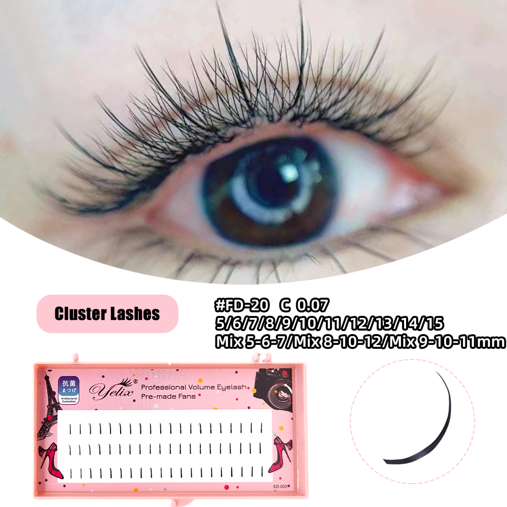 Натуральные мягкие индивидуаль – обзор и цена Eyelash Extension Yelix