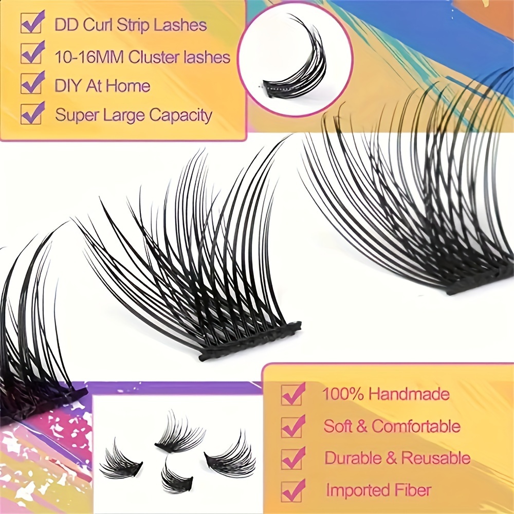10 рядов, один кластер, пушист – обзор и цена Eyelash Extension Single Lash