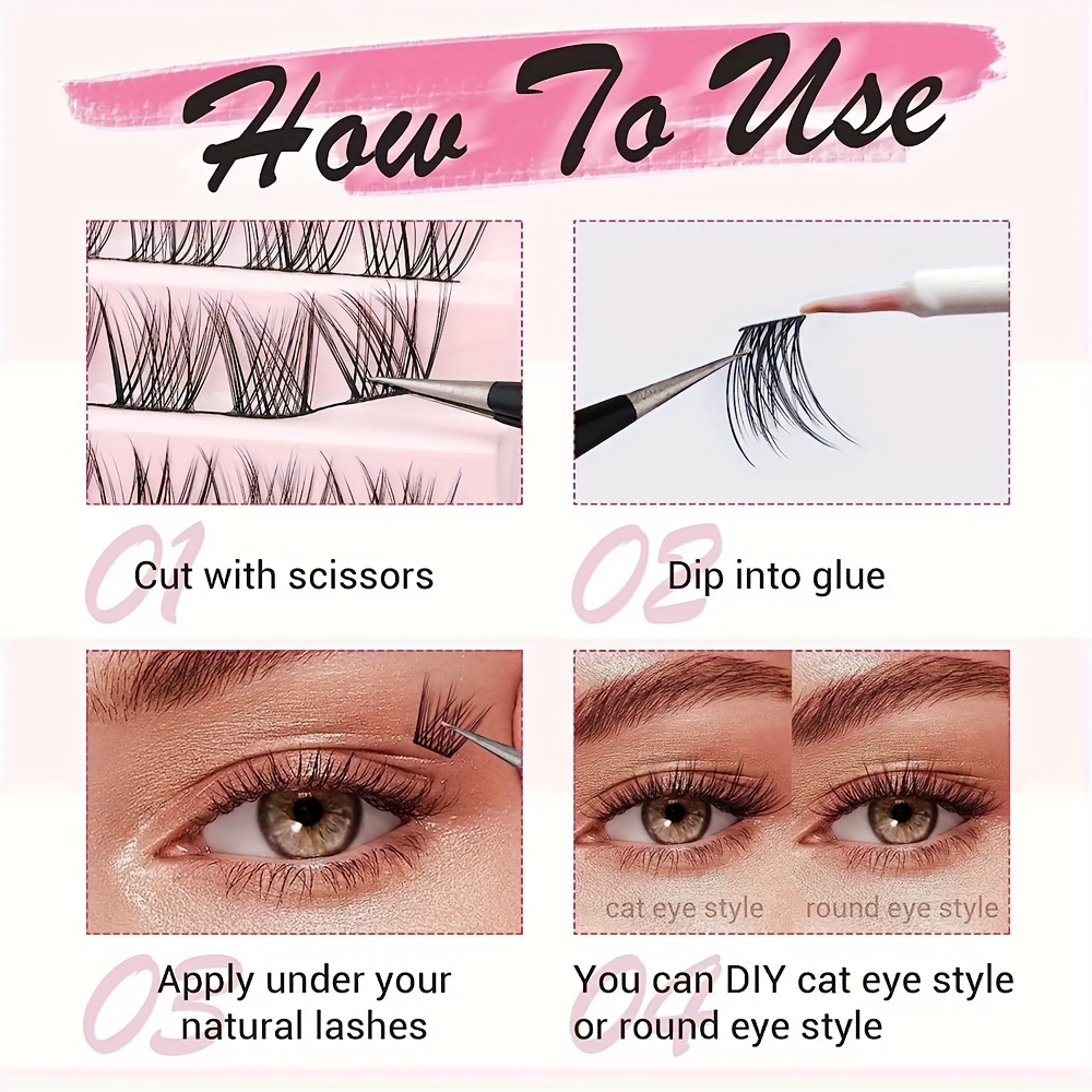 10 рядов, один кластер, пушист – обзор и цена Eyelash Extension Single Lash