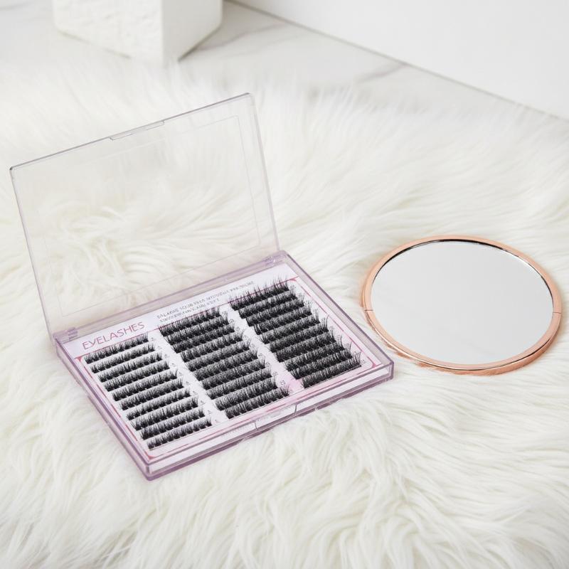 Наращивание ресниц пучками, 30 – обзор и цена Eyelash Extension Cluster