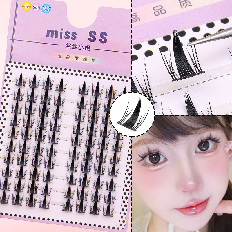 Искусственные ресницы для имит – обзор и цена Eyelash Extension Cluster