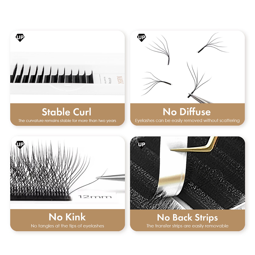MASSCAKU L LU M Curl YY/W Форм – обзор и цена Eyelash Extension Yelix