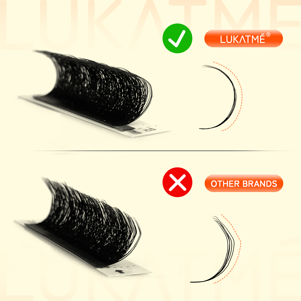 Накладные ресницы LUKATME W 3D – обзор и цена Eyelash Extension Yelix