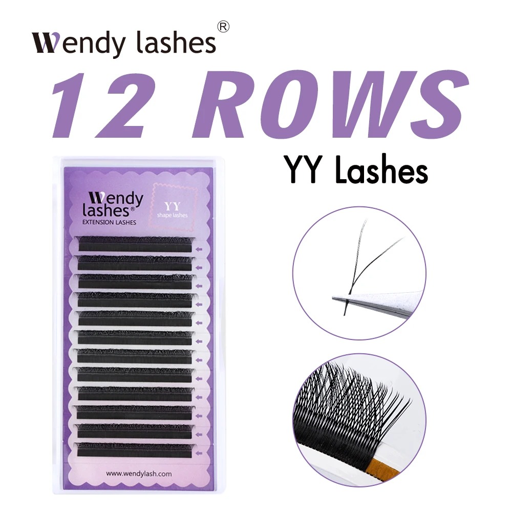 WENDY 2D YY Shape C/D Curl Eya – обзор и цена Eyelash Extension Yelix