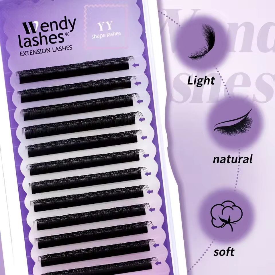 WENDY 2D YY Shape C/D Curl Eya – обзор и цена Eyelash Extension Yelix