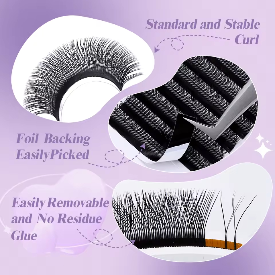 WENDY 2D YY Shape C/D Curl Eya – обзор и цена Eyelash Extension Yelix