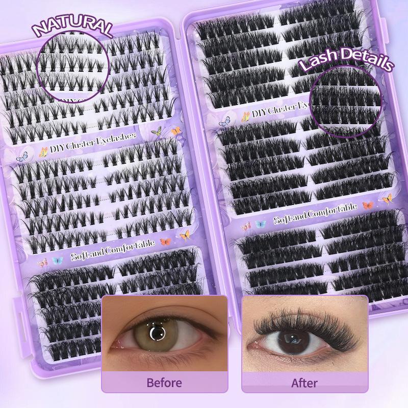 3D пушистые завитые накладные  – обзор и цена Eyelash Extension Single Lash
