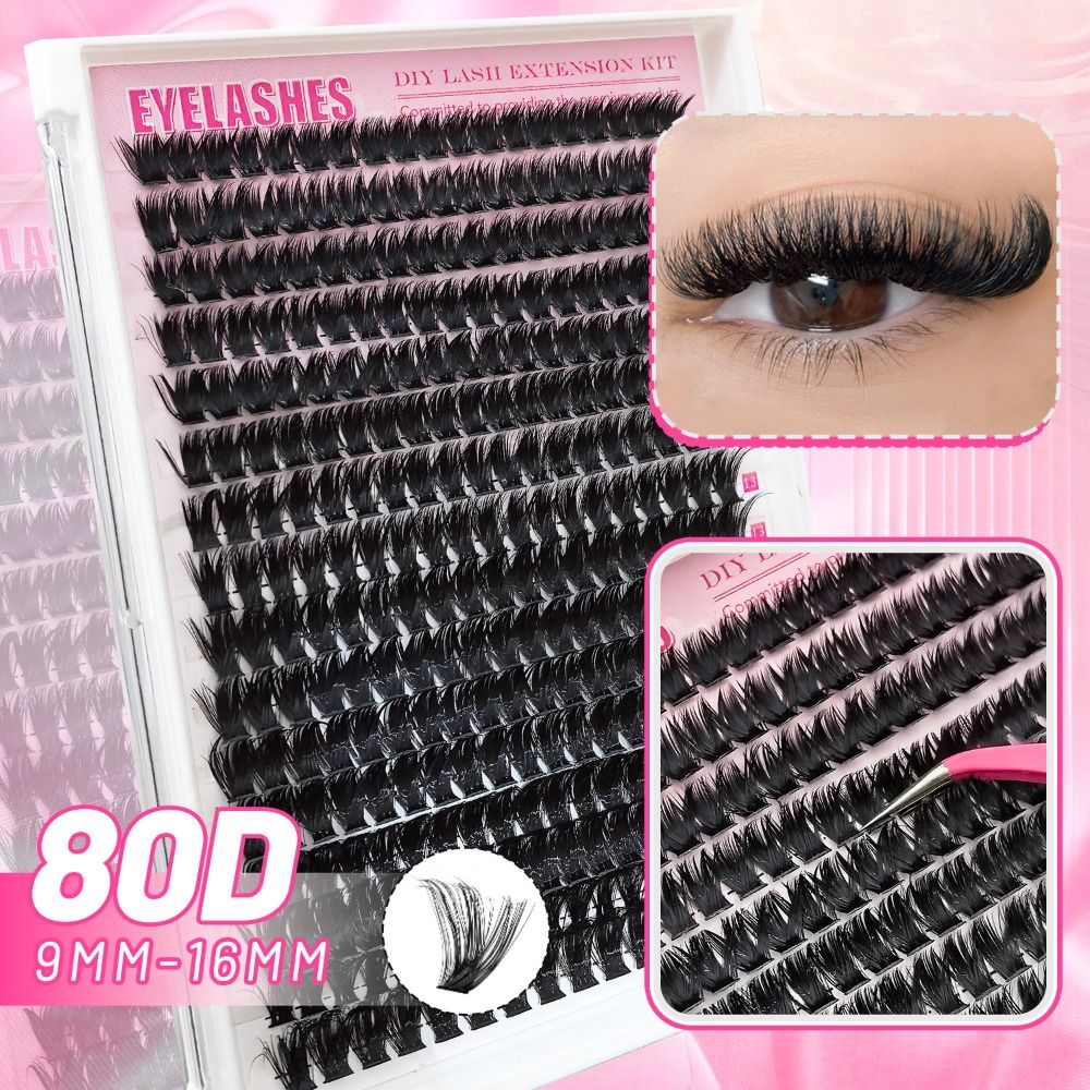Натуральные накладные ресницы  – обзор и цена Eyelash Extension Cluster
