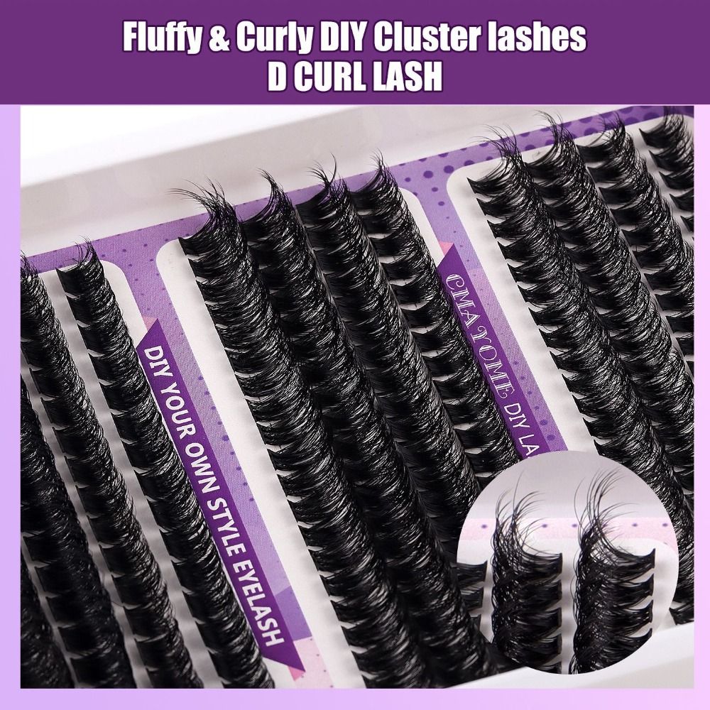 Натуральные накладные ресницы  – обзор и цена Eyelash Extension Cluster
