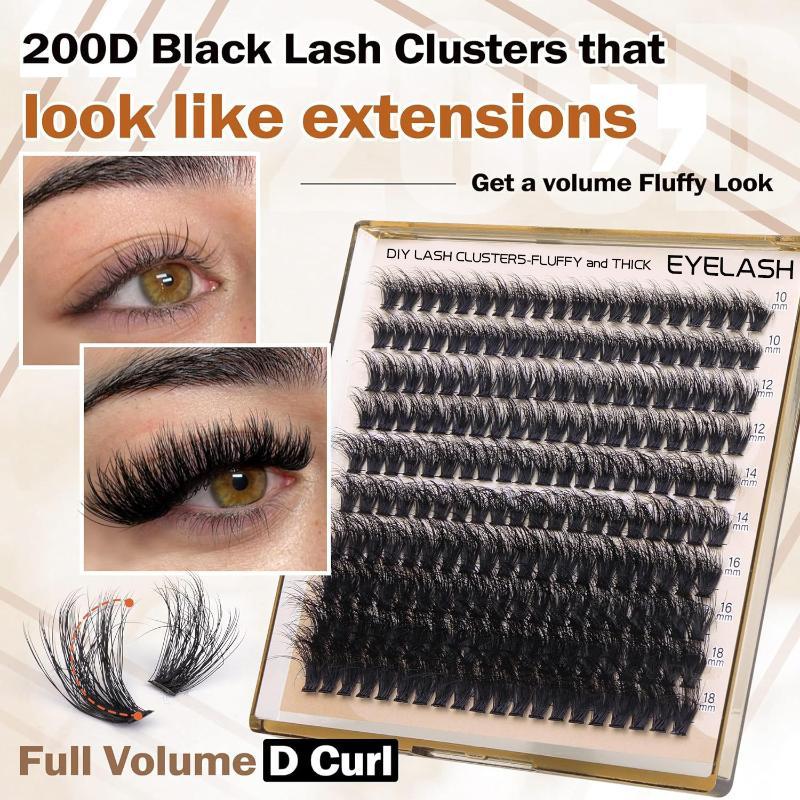 Новые пушистые объемные пучки  – обзор и цена Eyelash Extension Cluster