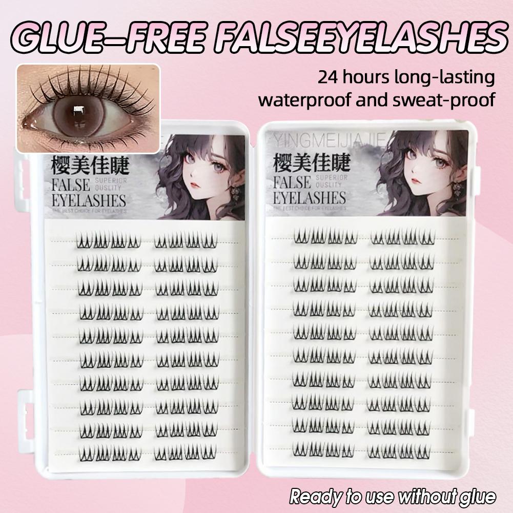 U-образные накладные ресницы б – обзор и цена Eyelash Extension Single Lash