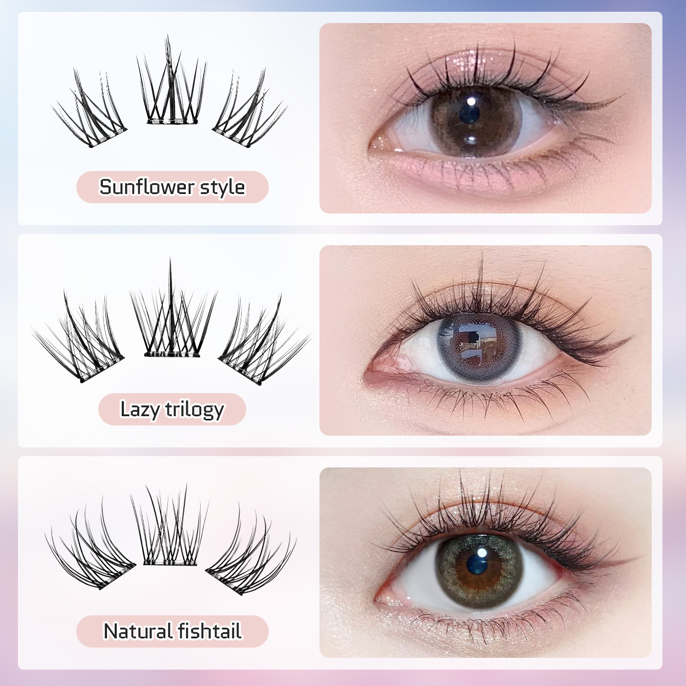 10 рядов накладных ресниц боль – обзор и цена Eyelash Extension Single Lash