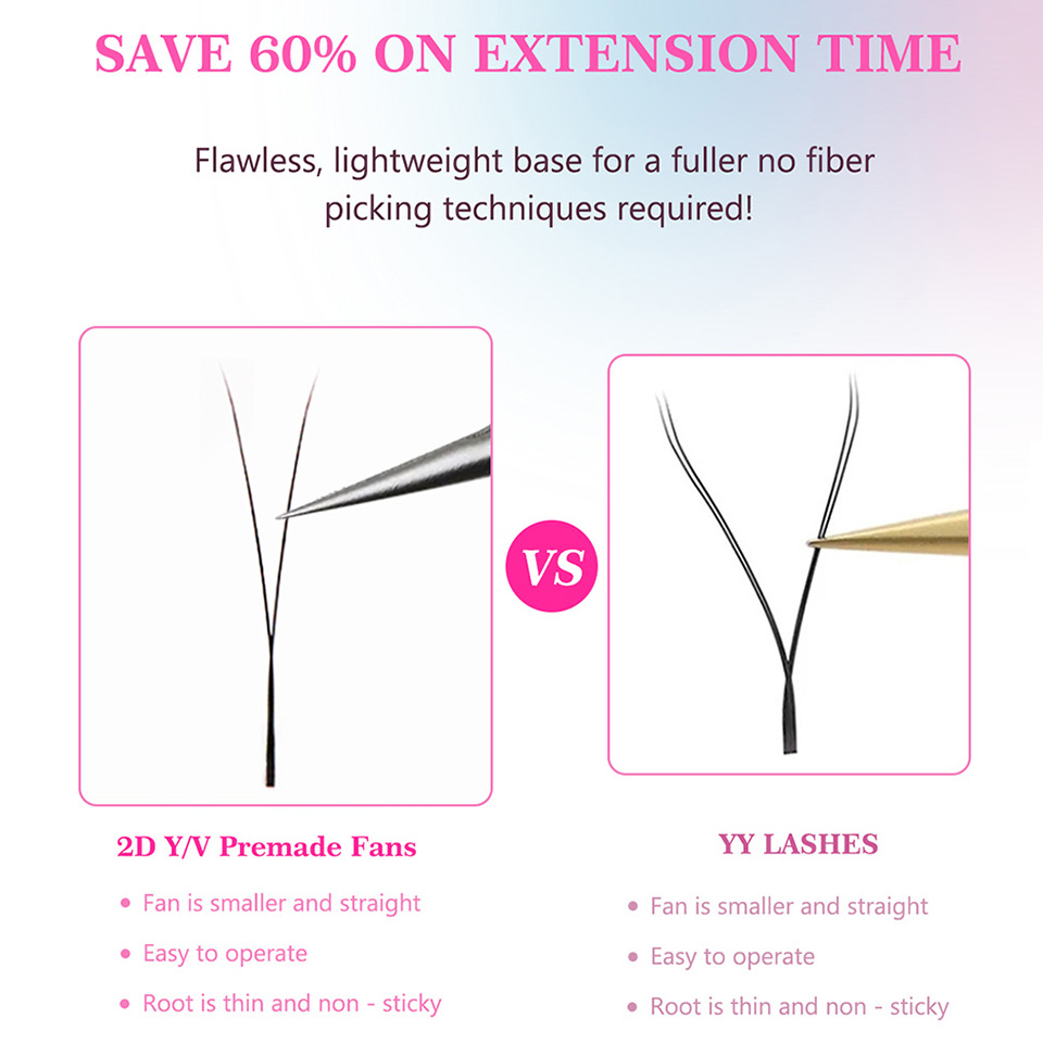 RUJADE 2D Y-образные ресницы с – обзор и цена Eyelash Extension Single Lash